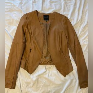 Dynamite Faux Leather Blazer